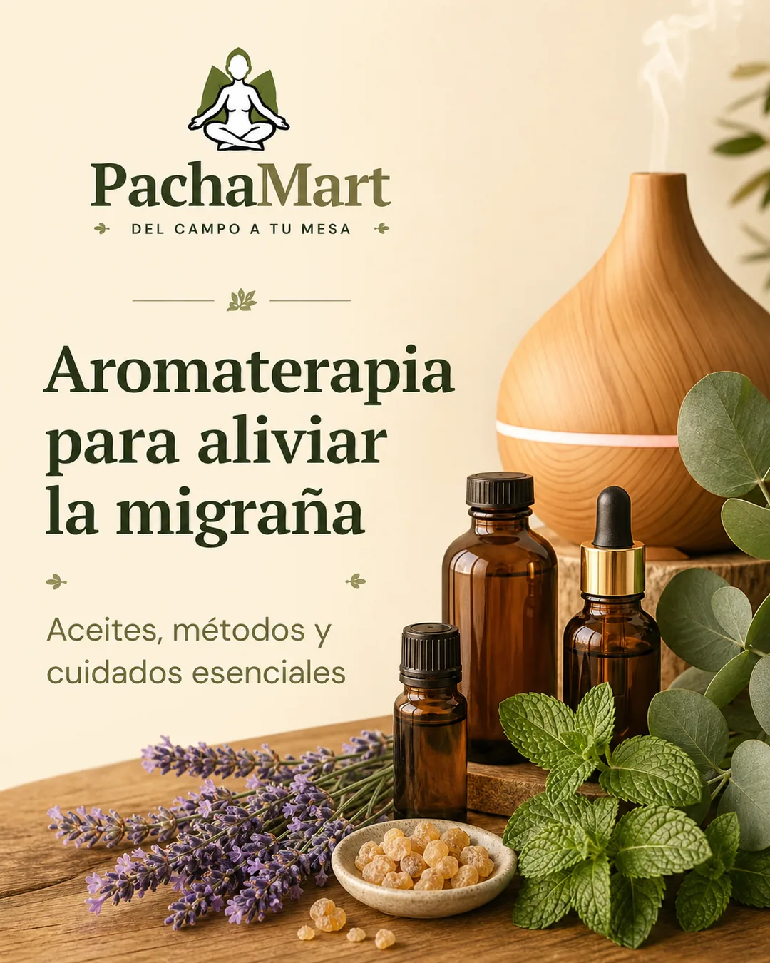 Aromaterapia: Aceites Esenciales para Aliviar Migrañas